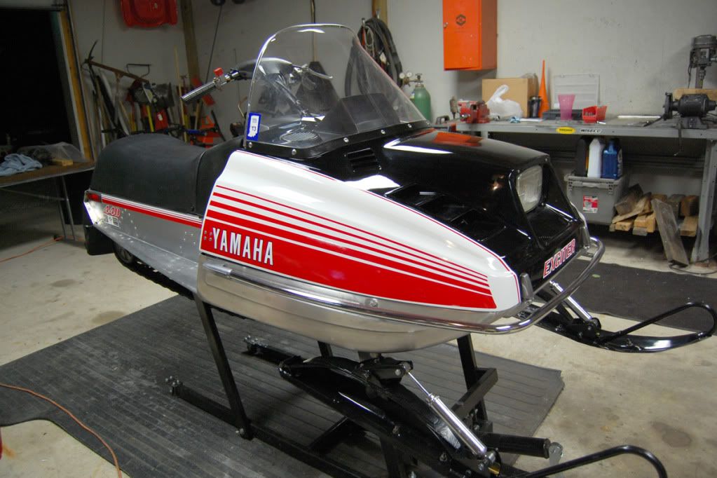 Psuedo Restoration on a '78 Yamaha Exciter 440 (Photo heavy)